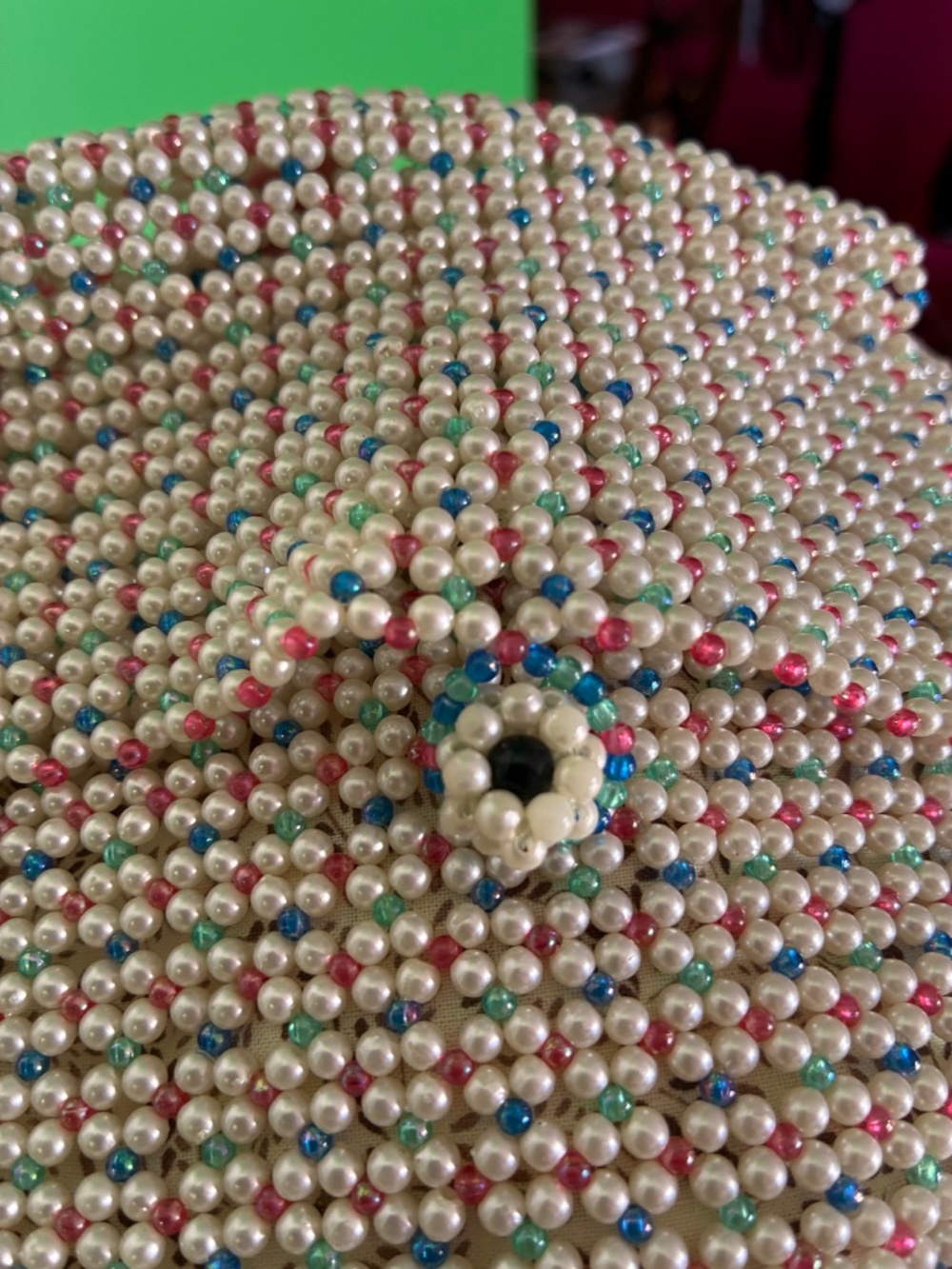 Vintage Beaded Handbag - Picture 3 of 6
